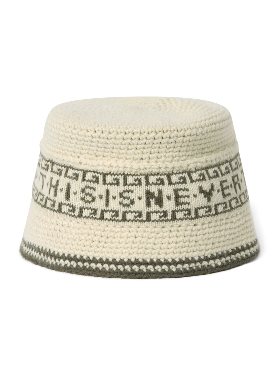 Crochet Bucket Hat Ivory / Os