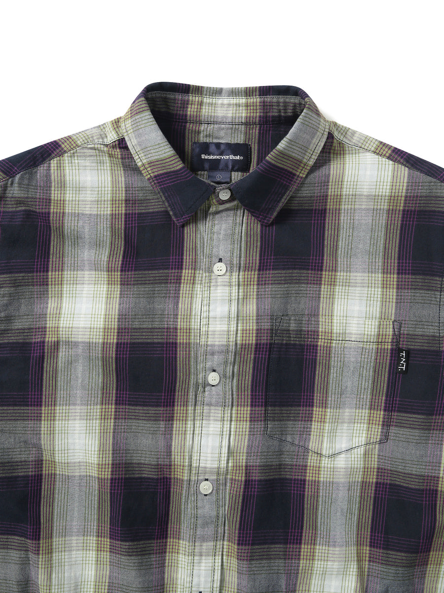 Ombre Plaid S/S Shirt – thisisneverthat® INTL