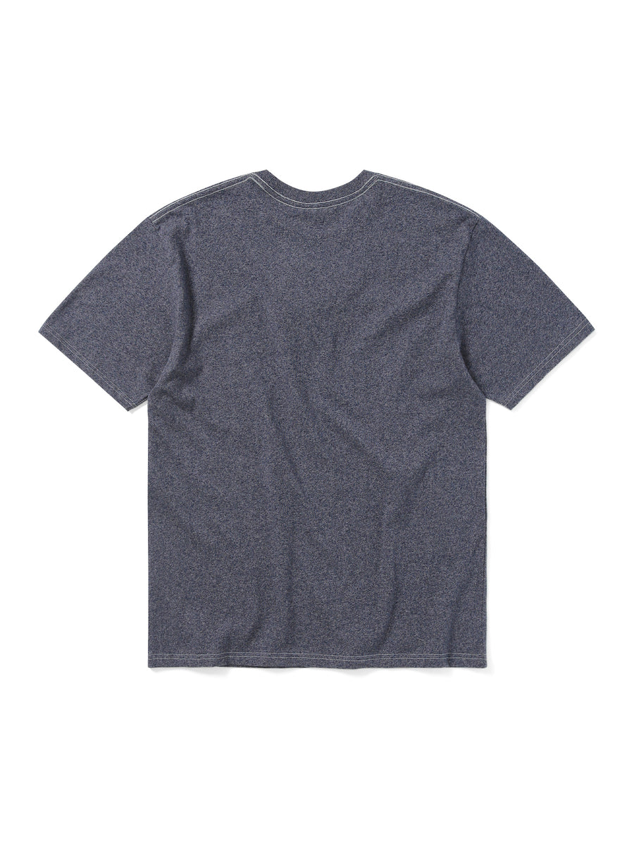 Tee Luv Men's Casual Short Sleeve Heather T-Shirt (Charcoal