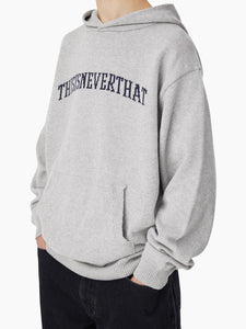 Arch-Logo Knit Hoodie – thisisneverthat® INTL