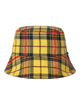 Plaid Long Bill Bucket Hat
