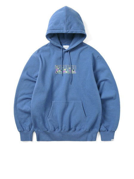 Supreme Small Box Logo Small Blue Hooded Sweatshirt - 100% Authentic